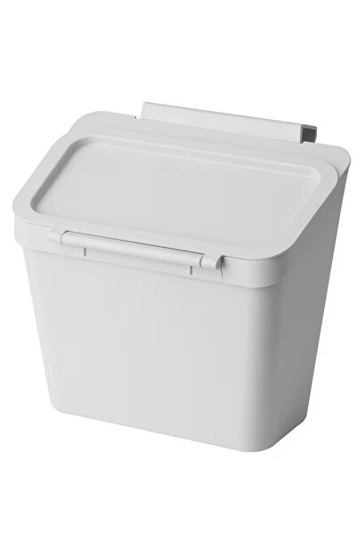 Generic Waste Container for Cabinet with Door, Light Gray