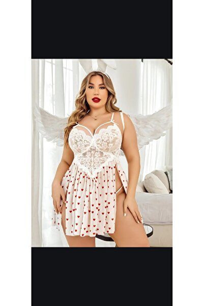 Haut Nightgown with Heart Pattern