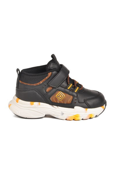 pepino Black Velcro Lightweight Unisex Baby Sports Shoes 2063 B