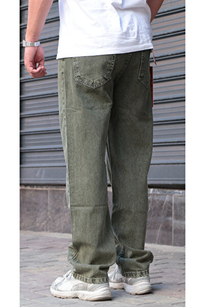 green poll Men's Baggy Loose Cut Trousers
