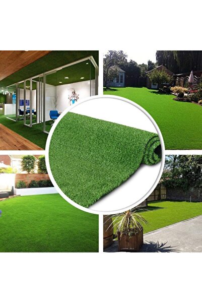 ElastiX Gazon artificial, dens 0,5 m x 10 m x 1,5 cm grosime, covor verde