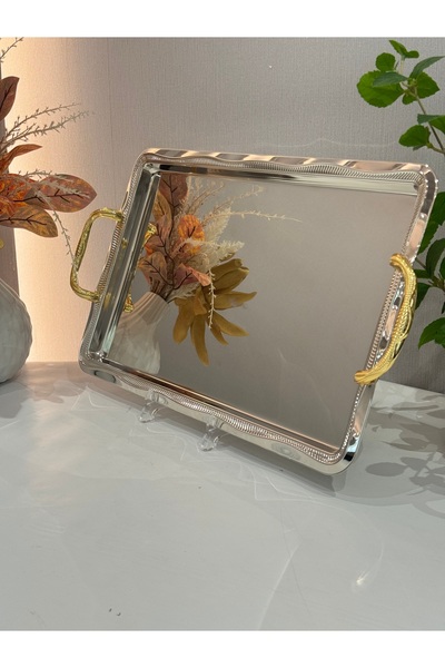 aljahwari Single serving tray with handles