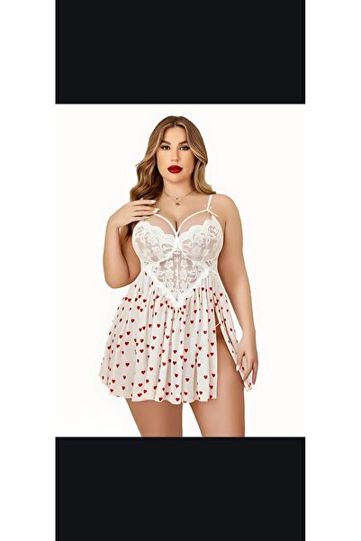 Haut Nightgown with Heart Pattern