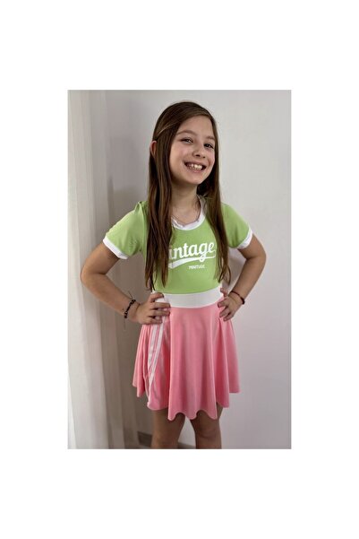 Mixbo One-Piece Swimsuit for Kids, Green, 56 cm