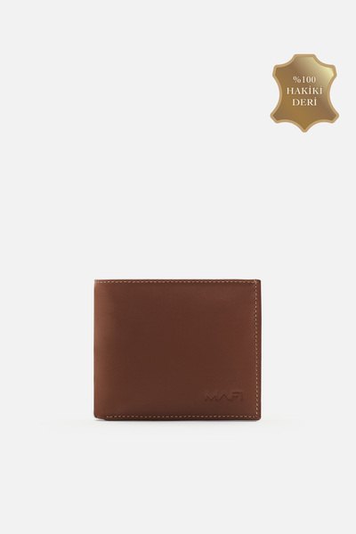 MAFİ محفظة Edge للجنسين من الجلد الطبيعي