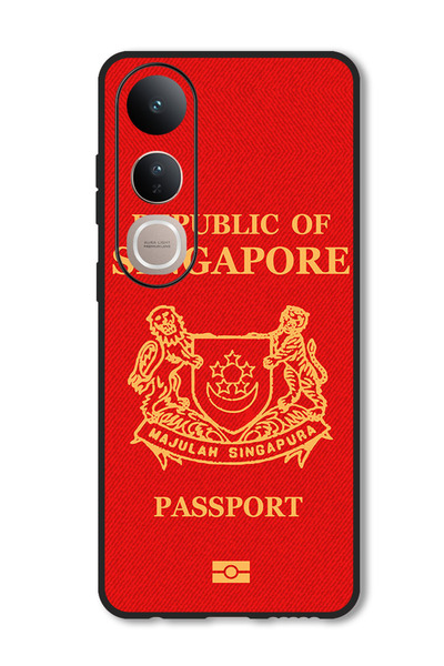 Theodor جراب متوافق مع هاتف Vivo V50 Lite، غطاء حماية مقاوم للصدمات، جواز سفر...