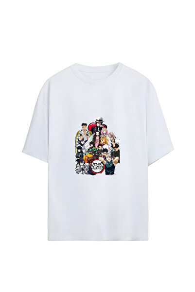 GraffTee TRICOU UNISEX OVERSIZE DIN BUMBAC DEMON SLAYER