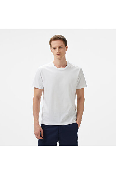 Nautica Erkek Beyaz Regular Fit T-Shirt