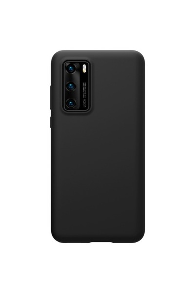 Nillkin Husă Flex Pure Liquid Silicone pentru Huawei P40 - Neagră
