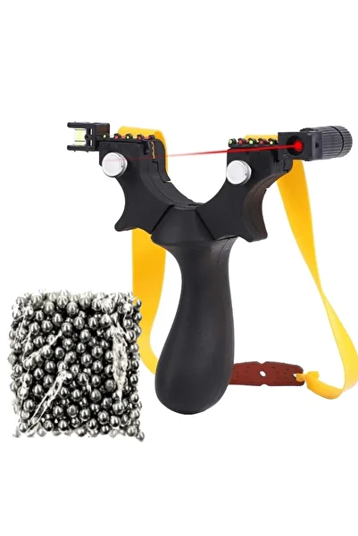 OEM Professional Package Slingshot with Laser and Boloboc and 100 Metal Balls Included, Dalimag