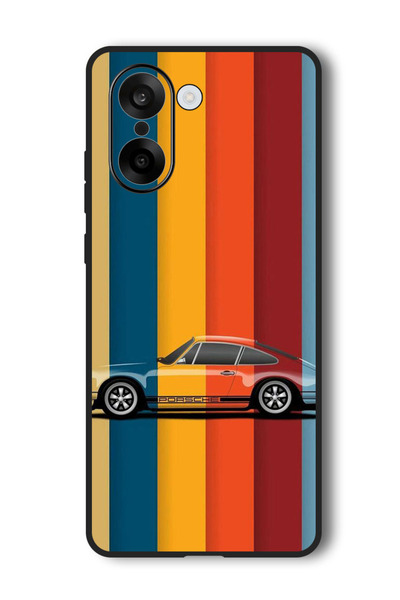 Theodor جراب متوافق مع OnePlus Nord CE 5 مقاس 6.77 بوصة، غطاء حماية مقاوم للصدمات بتصميم عتيق من بورش