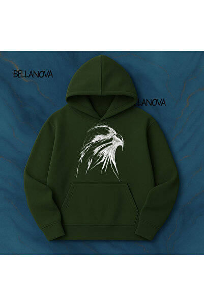 bellanova Unisex Φούτερ με κουκούλα και 3 κλωστές