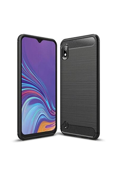 Forcell Carcasă Carbon pentru Samsung Galaxy A10 (A105) - Neagră