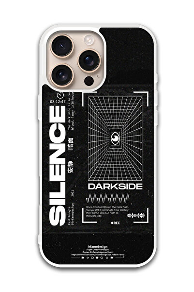 Theodor غطاء حماية لجهاز أبل آيفون 16 برو ماكس سايلنس (واقي أبيض)