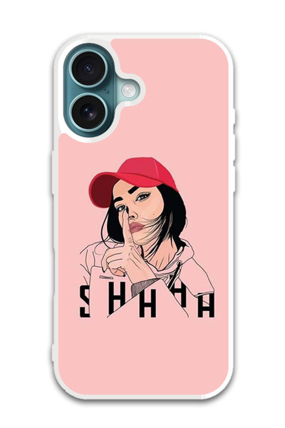 Theodor غطاء حماية لجهاز أبل آيفون 16 (SHHH) (مصد أبيض)