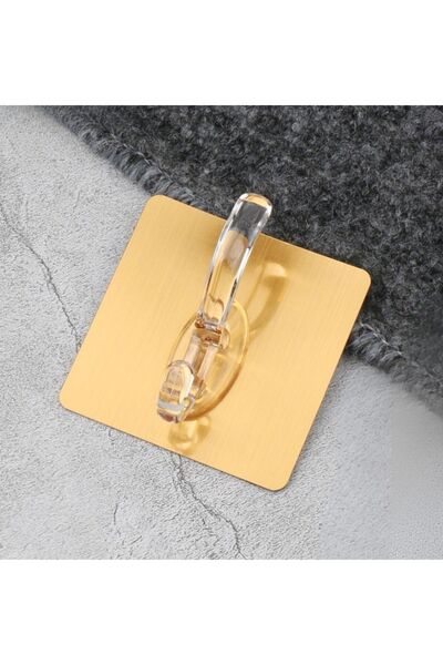 ARVALE Gold Güçlü Yapışkanlı Askı – Kolay Montaj, Vidalama Gerektirmez - 1 Adet