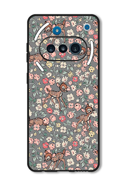 Theodor جراب متوافق مع هاتف Nothing Phone 3a، غطاء حماية مقاوم للصدمات بنمط غزال