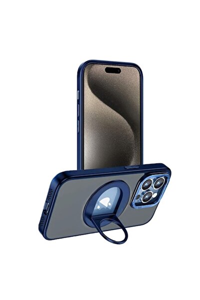 OEM Husă de protecție compatibilă cu iPhone 15 Pro, metalică, seria MagSafe G...