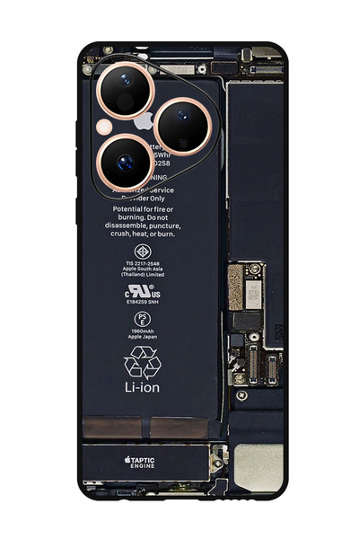 Theodor جراب متوافق مع هاتف Huawei Pura 80 مقاس 6.6 بوصة، غطاء حماية مقاوم لل...