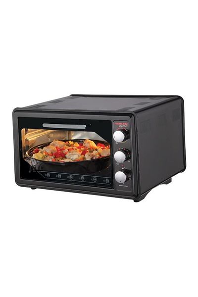 HARLEM Cuptor electric 36L, 1500W, termostat, timer, led luminos, tavi incluse, gratar, negru