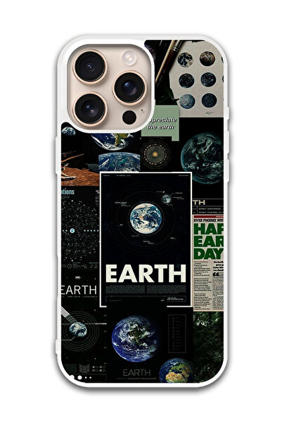 Theodor غطاء حماية لجهاز أبل آيفون 16 برو إيرث (مصد أبيض)