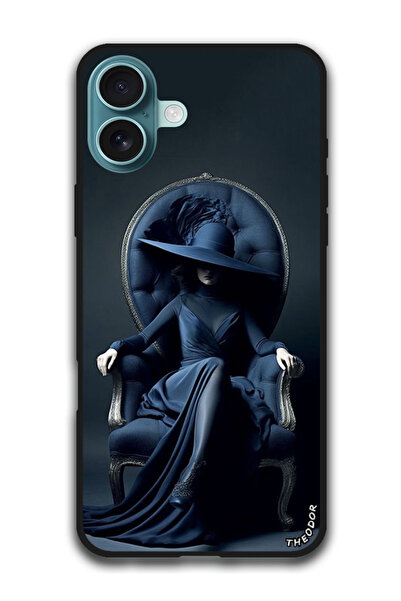 Theodor جراب واقٍ مضاد للخدش والصدمات لهاتف iPhone 16 Plus (6.7) بوصة، فتاة ق...