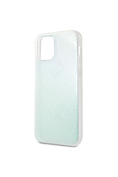 OEM Carcasă de protecție compatibilă cu Apple iPhone 12 Mini, iridescentă în relief 3D, transparentă