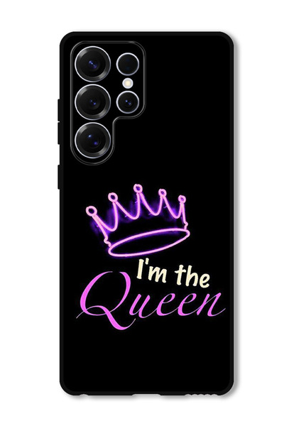 Theodor جراب واقٍ مضاد للخدش والصدمات لهاتف Samsung Galaxy S25 Ultra أنا الملكة