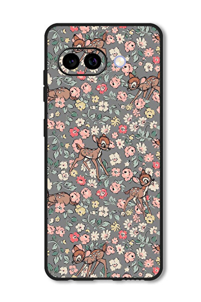 Theodor جراب متوافق مع Google Pixel 9A غطاء حماية مقاوم للصدمات بنمط غزال