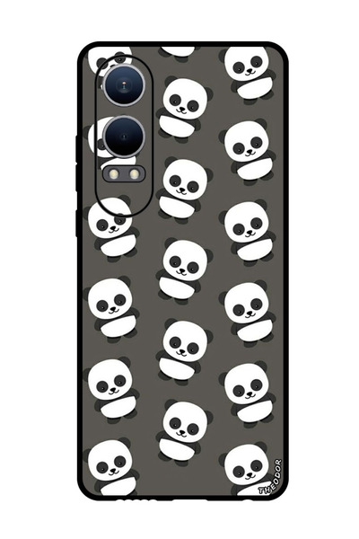 Theodor جراب واقٍ مضاد للخدش والصدمات لهاتف Oppo K12x (الصين) باندا
