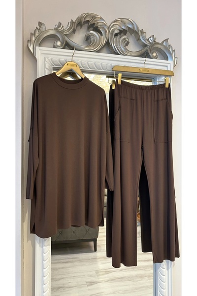 Invee 7126 Modal Suit - Brown