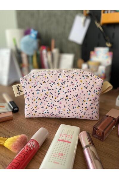 Fiorbag Handmade Tiny Flower Patterned Makeup Bag