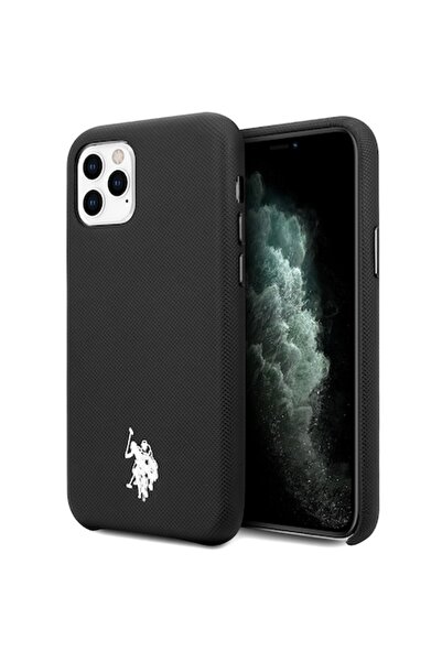 U.S. Polo Assn. Carcasă pentru Apple iPhone 11 Pro Max, înfășurată cu U.S. Polo, neagră