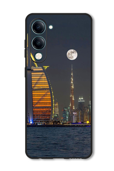 Theodor جراب متوافق مع هاتف Vivo Y29s غطاء حماية مقاوم للصدمات برج العرب