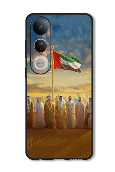 Theodor جراب متوافق مع هاتف Vivo V50 Lite غطاء حماية مقاوم للصدمات ومتين بعلم...