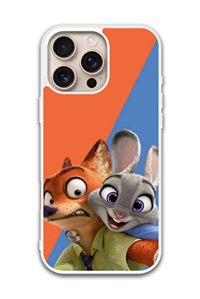 Theodor غطاء حماية لجهاز أبل آيفون 16 برو زوتوبيا (مصد أبيض)