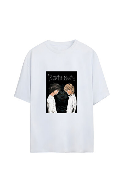 GraffTee تي شيرت قطني كبير الحجم للجنسين من DEATH Note