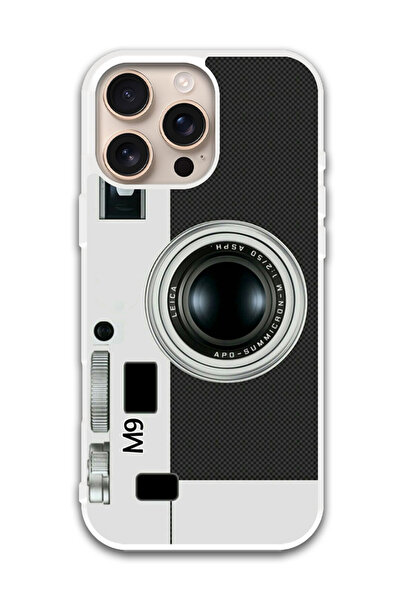 Theodor غطاء حماية للكاميرا لهاتف أبل آيفون 16 برو ماكس (مصد أبيض)