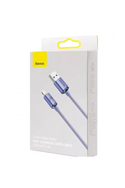 Baseus Cablu de date si incarcare, Baseus, Lightning, 2.4 A, 2 m, Violet