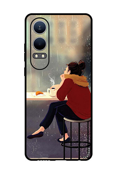 Theodor جراب واقٍ مضاد للخدش والصدمات لهاتف Oppo K12x (الصين) احتساء القهوة