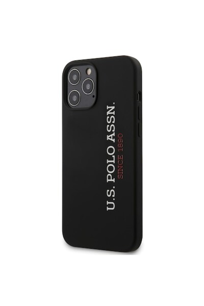 U.S. Polo Assn. TPU Case for Apple iPhone 12 Pro Max, U.S. Polo, Black
