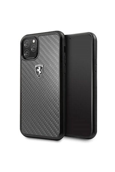 Ferrari Husa pentru Apple iPhone 11 Pro, Ferrari, Carbon Heritage, Neagra