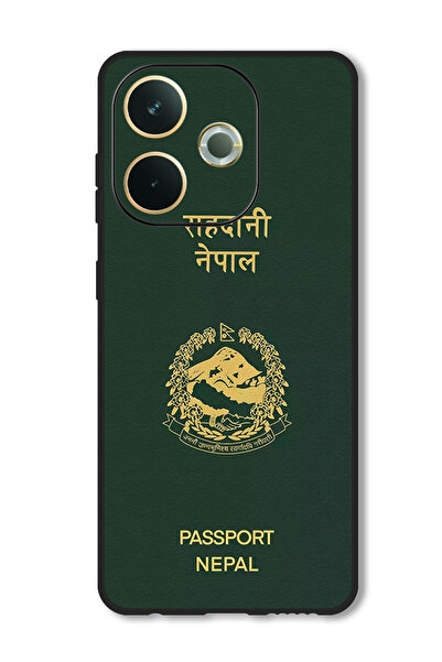 Theodor Case Compatible with Oppo A5 Pro Protection Shockproof Bumper Cover Nepal Passport