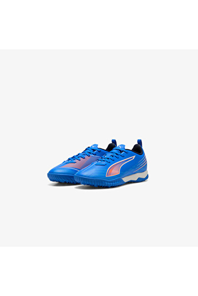 Puma Ultra 6 Play Tt + Mid Çocuk Mavi Halı Saha Kramponu