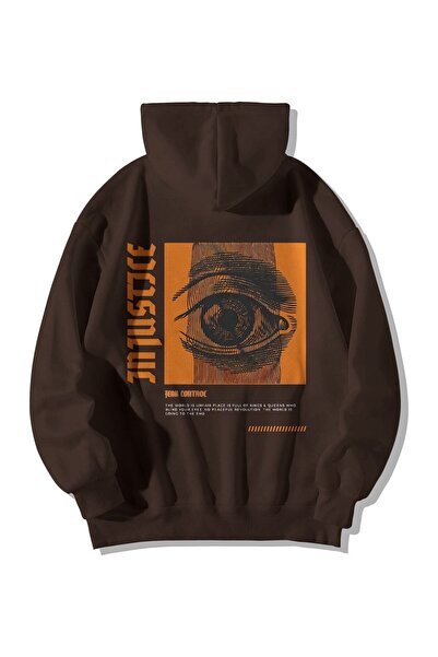 Harajuku Style Hanorac maro unisex supradimensionat cu glugă și buzunar cangu...