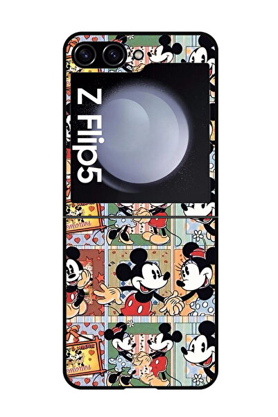 Theodor جراب واقٍ مضاد للخدش والصدمات لهاتف Samsung Galaxy Z Flip 5 Mickey (2)