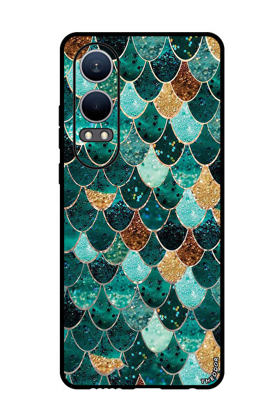 Theodor جراب واقٍ مضاد للخدش والصدمات لهاتف OnePlus Nord CE4 Lite بنمط خياشيم...