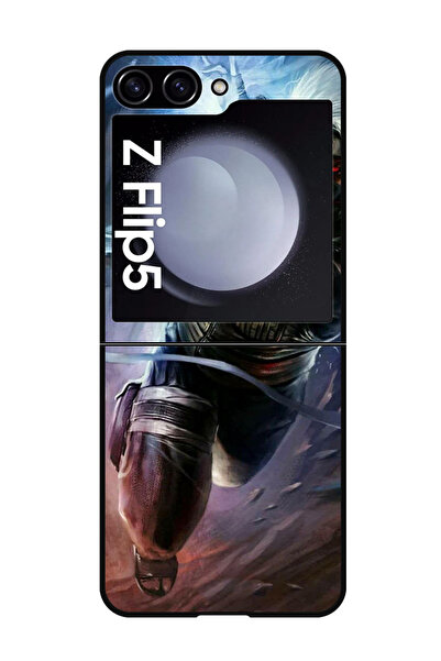 Theodor جراب واقٍ مضاد للخدش والصدمات لهاتف Samsung Galaxy Z Flip 5 أنمي نارو...
