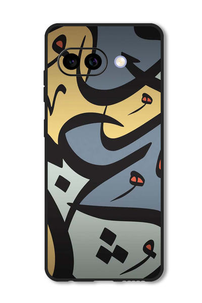 Theodor جراب متوافق مع جوجل بيكسل 9A غطاء حماية مقاوم للصدمات بتصميم عربي