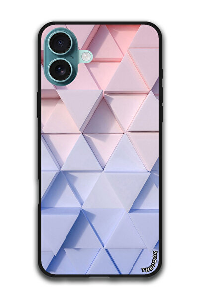 Theodor جراب واقٍ مضاد للخدش والصدمات لهاتف iPhone 16 (6.1) بوصة بأشكال